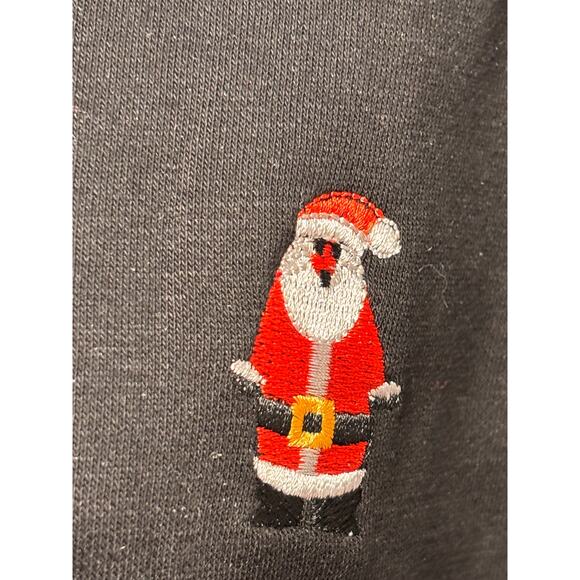 Opposuits Men’s Festive Black Sweatshirt – Embroidered Christmas Icons - Picture 4 of 5